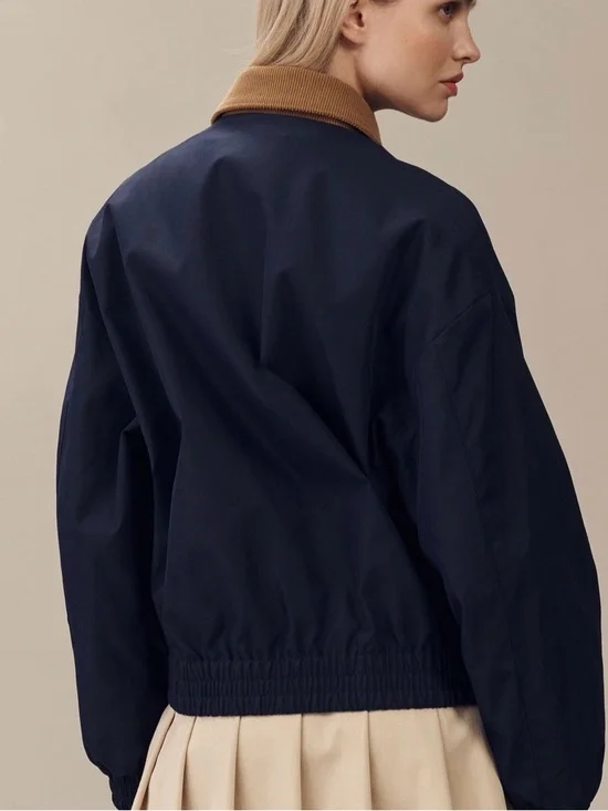 NWT Anthropologie The Rylie Bomber Jacket by Pilcro - Picture 3 of 8